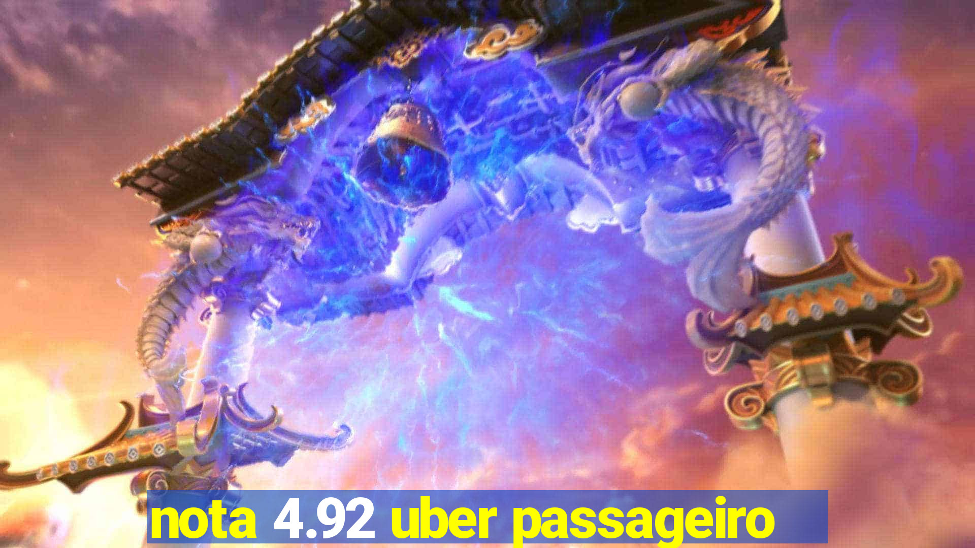 nota 4.92 uber passageiro